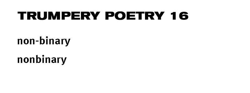 trumpery poetry